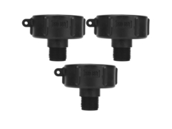 Adaptador De Drenaje Para Conector De Tanque Ibc De 3 Piezas Con Rosca G3/4, Plástico Abs, Válvula De Repuesto, Apriete Seguro, Sin Fugas.