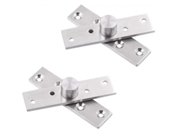 Juego De 2 Bisagras Pivotantes De Acero Inoxidable De 360 Grados Para Puertas Con Tornillos De Fijación 75 X 1 Xvb