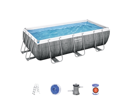 Piscina de Acero BESTWAY 56721 (con Cartucho - 6478 L - 201x100cm)