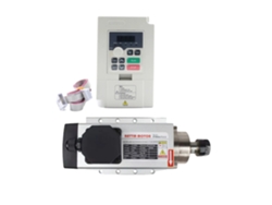 Motor de eje refrigerado por aire, 24000 rpm, inversor de 2,2 kW, con mini VFD OEM.