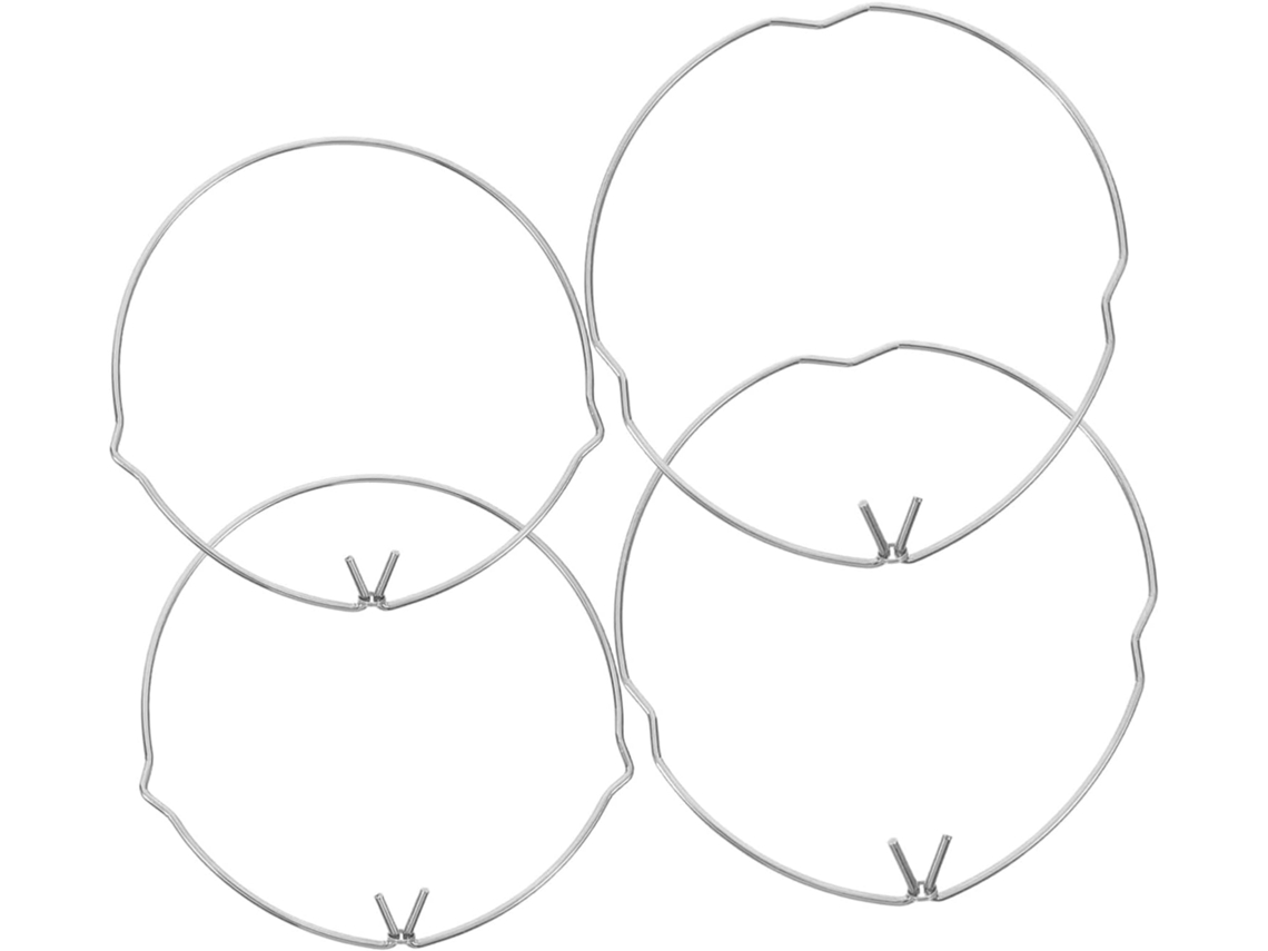 Juego De 4 Clips De Fijación Metálicos Para Focos Empotrables Mr111 Con Resorte Y Anillos.