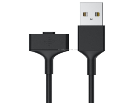 Cargador de reloj inteligente Fitbit Ionic de 5 V con salida de materiales ABS, longitud del cable: 92 cm (negro)