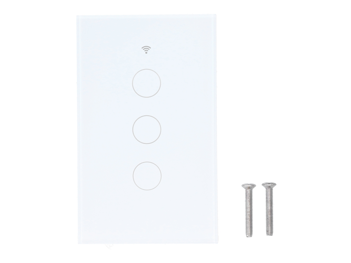 2026 Store-interruptor De Toque Inteligente De 3 Modos Tuya Zigbee Control Remoto 100-240v Blanco Para Hogar