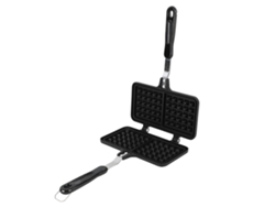 Horno de waffles de aluminio antiadherente para el desayuno