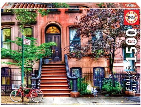 Puzzle EDUCA 1500 Greenwich Village (Edad Mínima: 12 Años - 1500 Piezas)