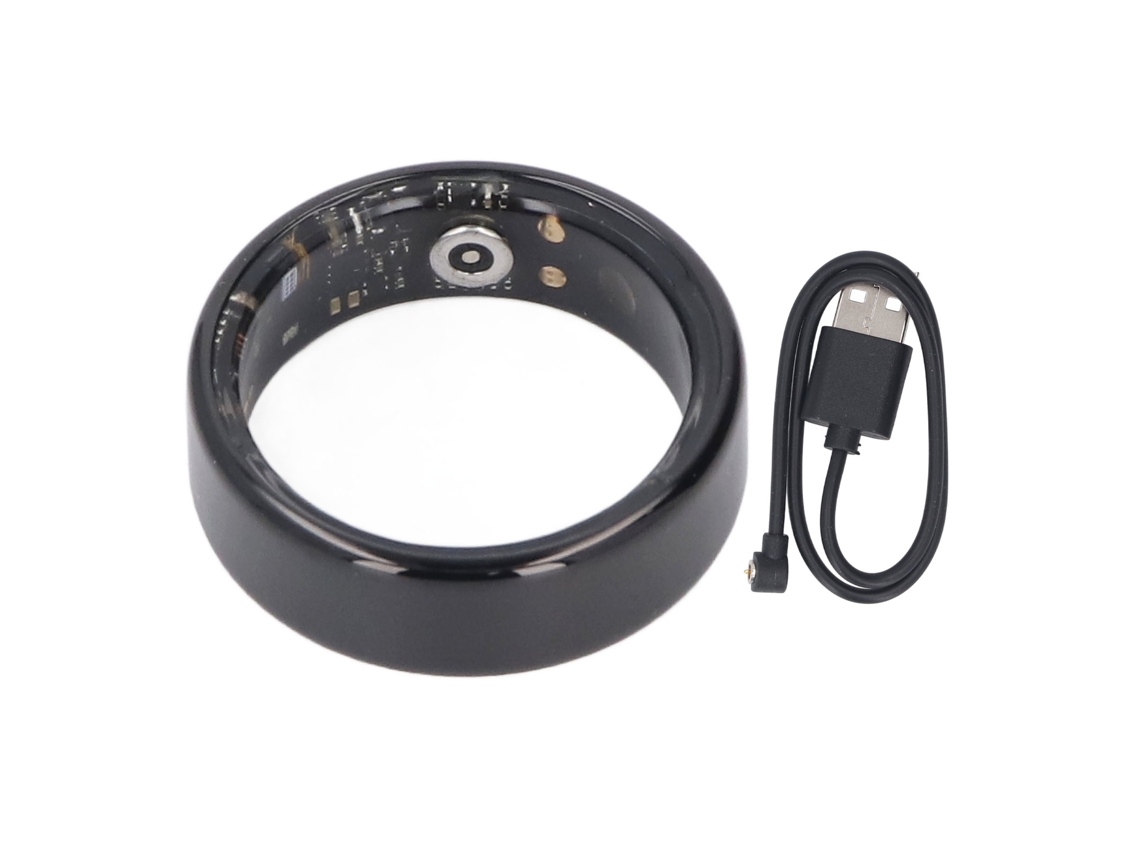 Anillo Inteligente Para Monitorización De La Salud Y El Sueño, Resistente Al Agua, Para Fitness Y Deportes, Negro.