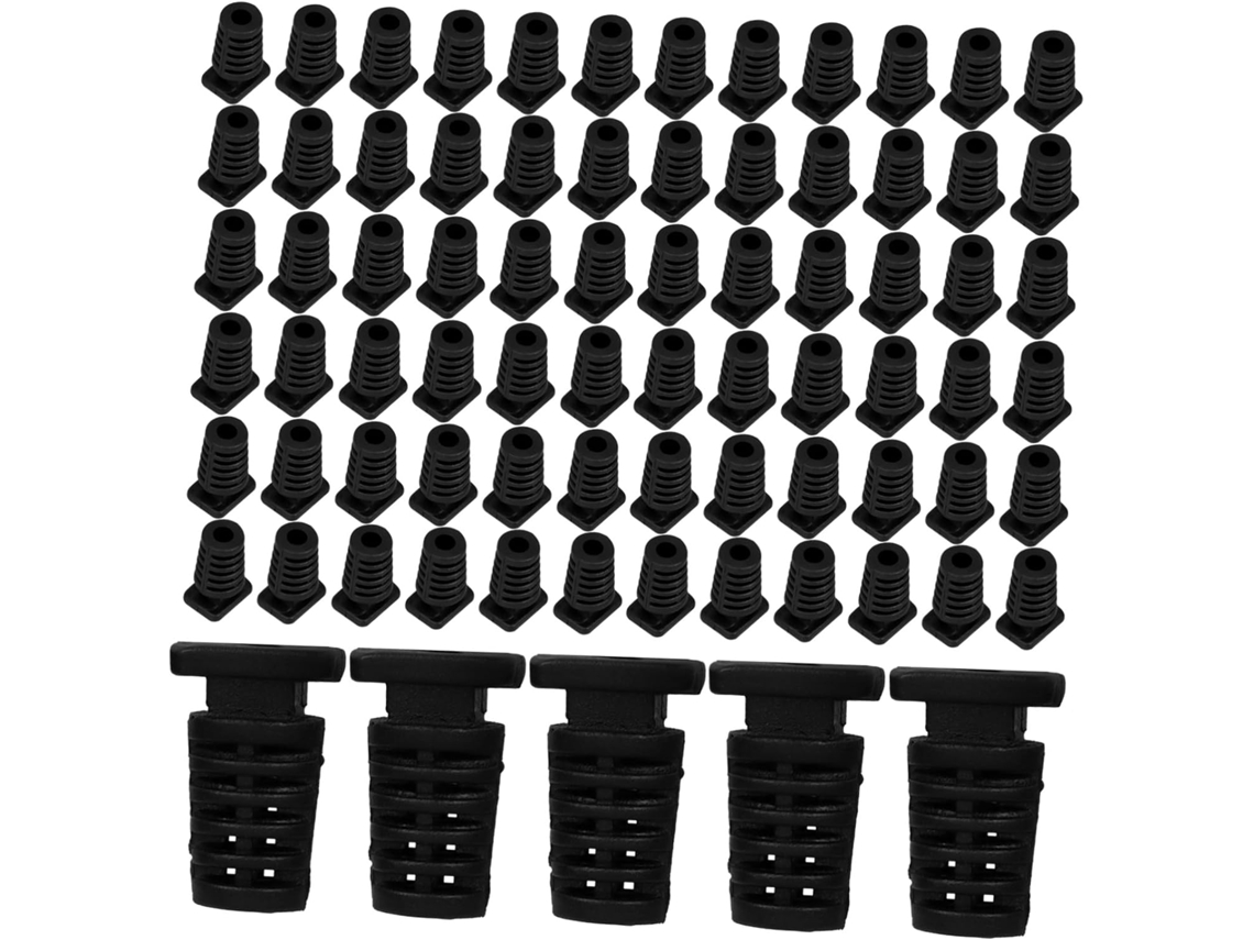 Lote De 100 Prensaestopas Espirales Para Cables, Conectores Y Accesorios.