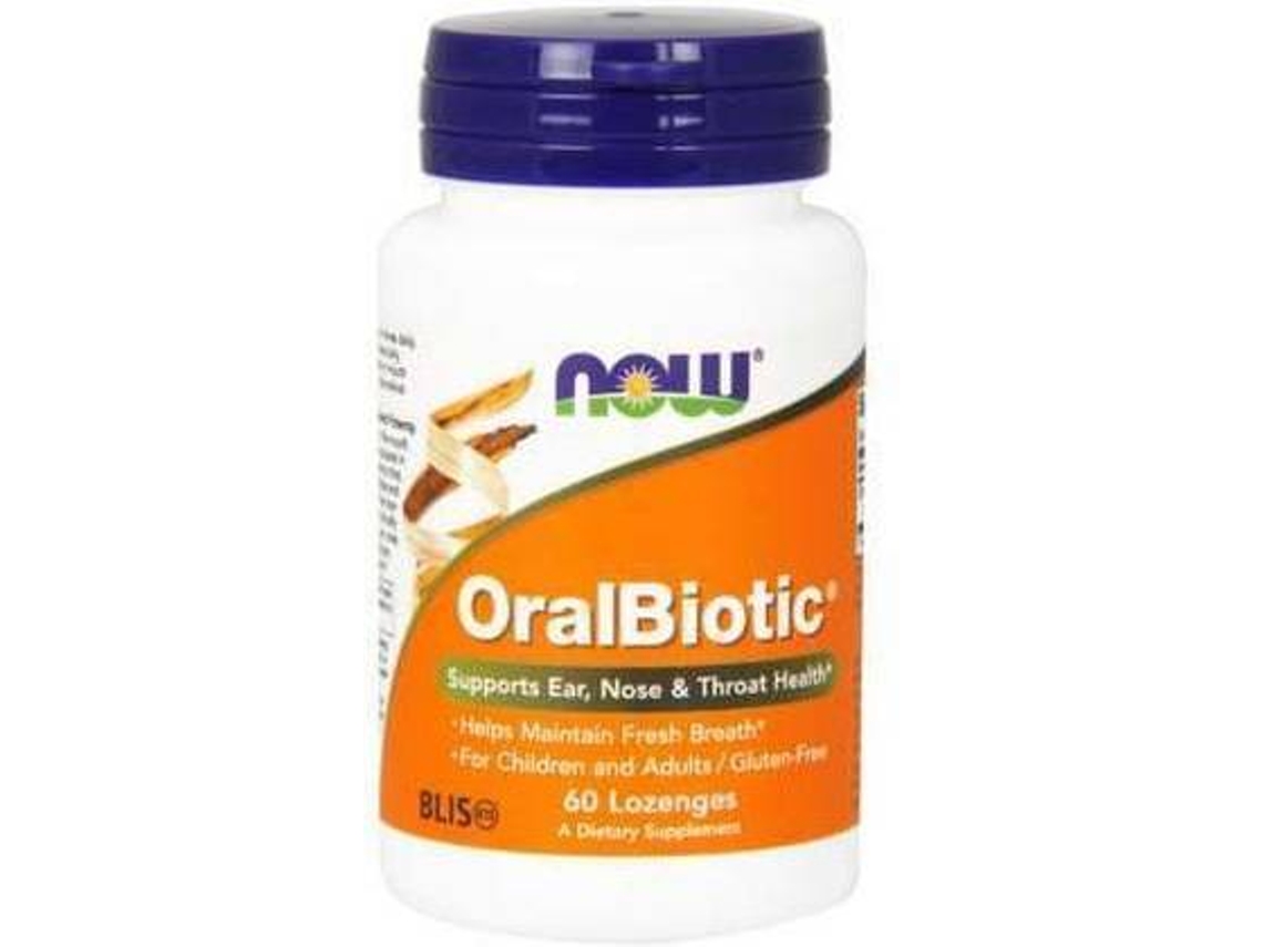 Té NOW Oralbiotic (60 tabletes)