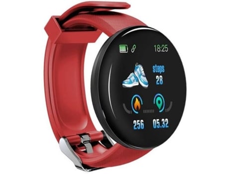 Smartwatch D18 Rojo