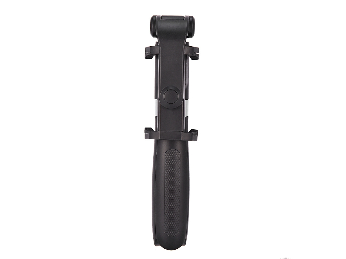 Palo Para Selfies Plegable Negro Con Bluetooth Y Montaje Para Trípode Para Teléfonos Móviles
