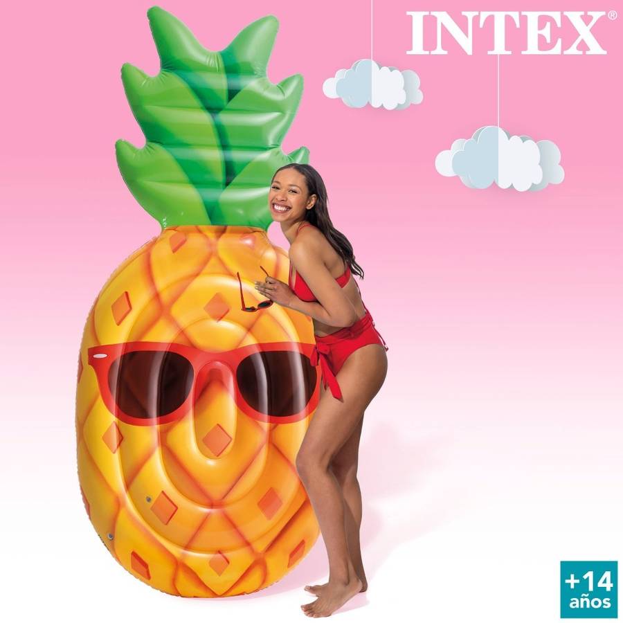 Hinchable Intex Piña 107 23 216 cm 58790eu colchoneta 216x107x23 peso 100