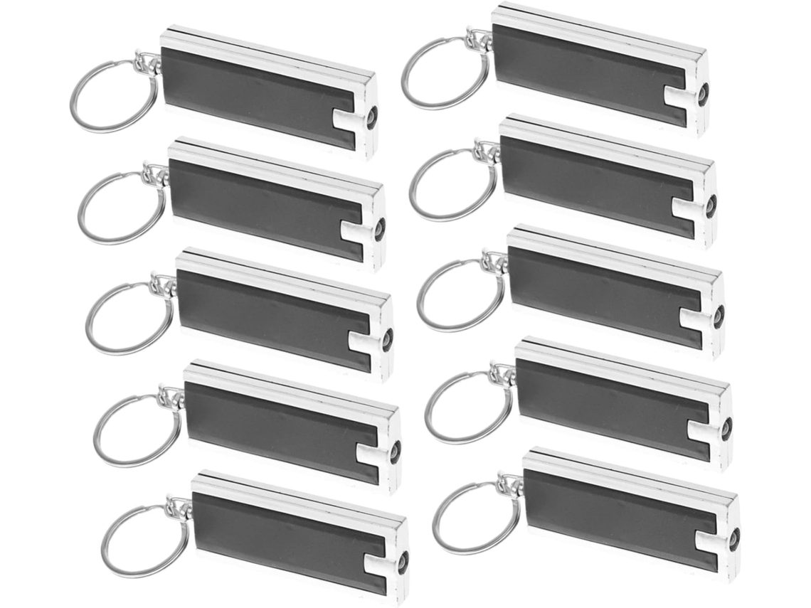Linternas, 10 Unidades, 10 Unidades De Linternas Led Llavero, Compactas, Blancas