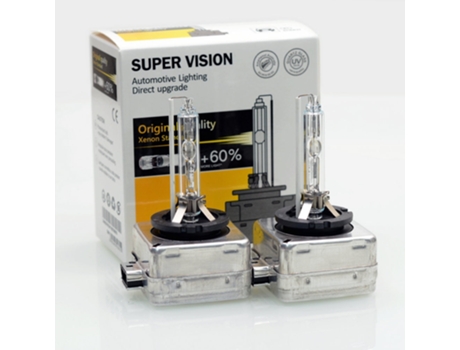 2x autor d1s d2s d3s d4s bombilla hid, lámpara de faro de xenón cbi[4300k Blanco Amarillo / D2r]