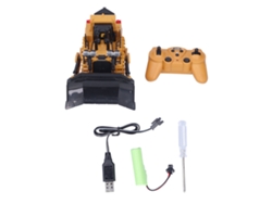 Rebe-dozer Control Remoto 1:24 9 Canales Multifunción Excavadora Juguete Regalo Para Niños Modelo Coche Rc