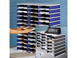 Styrodoc Duo Dateiablagebox Poliestireno Blau Grau (268 0203.38)