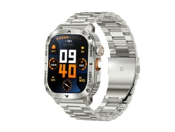 Linterna Smartwatch Ak80 Con Batería Grande De 400 Mah Yizhood (plata)