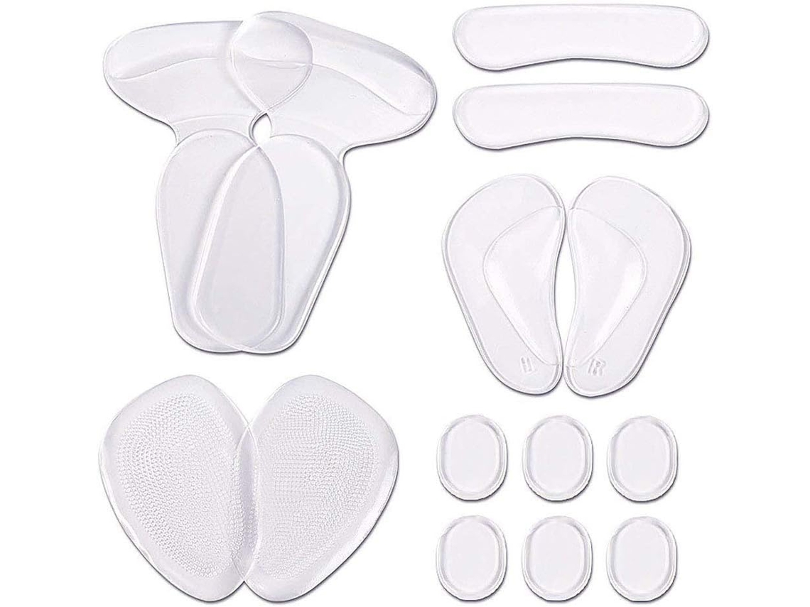 Plantillas De Talón Lavables Y Reutilizables Para Zapatos Demasiado Grandes. Comodidad Ajustable Con Diseño Desarrollado Por Médicos. Antideslizantes,