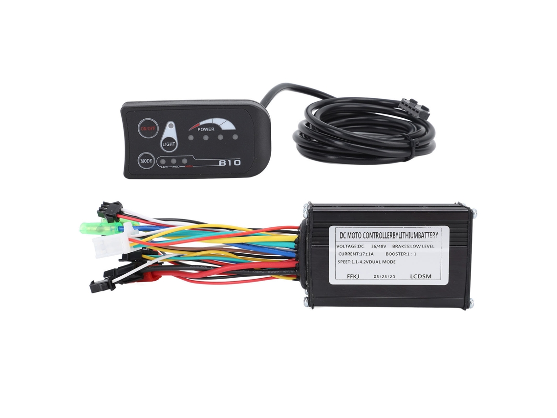 Rebe-kit De Conversão De Bicicleta Elétrica Controlador 250w 350w Com Painel S810 Modo Triplo 17a