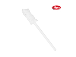 10pcs/set Escova De Dentes De Gaze Descartável Para Bebê Higiene Bucal Infantil Bastão De Limpeza Oral