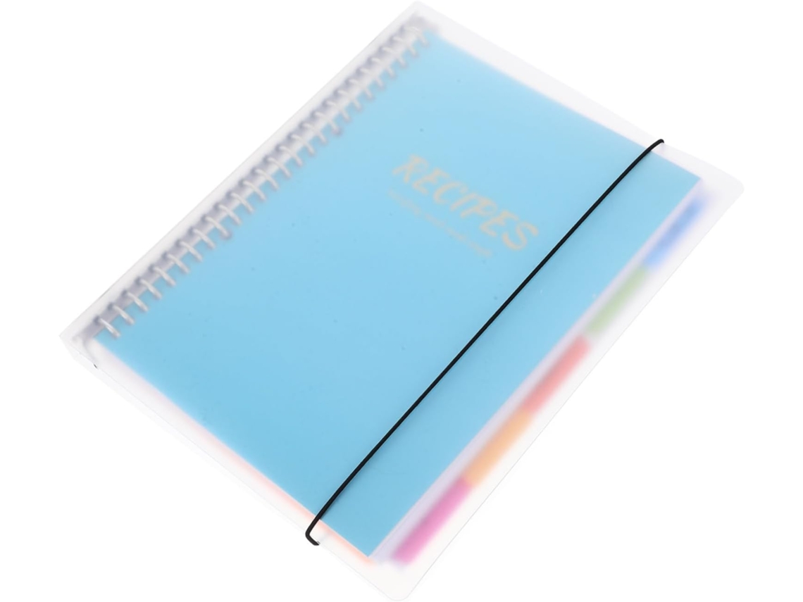 Cuaderno De Recetas Diy Con Tapa Dura Azul, Planificador De Recetas Para Clases En Casa...