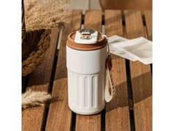 Nueva taza térmica de acero inoxidable para café, botella portátil para uso en exteriores con retención de calor duradera, recargable... STELASPLEN