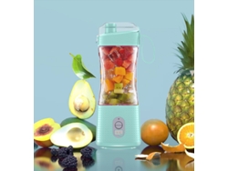 Licuadora Portátil Para Batidos Y Batidos, Exprimidor De Frutas Personal Para Viajes, Recargable Por Usb De 4000 Mah CHRUI Azul