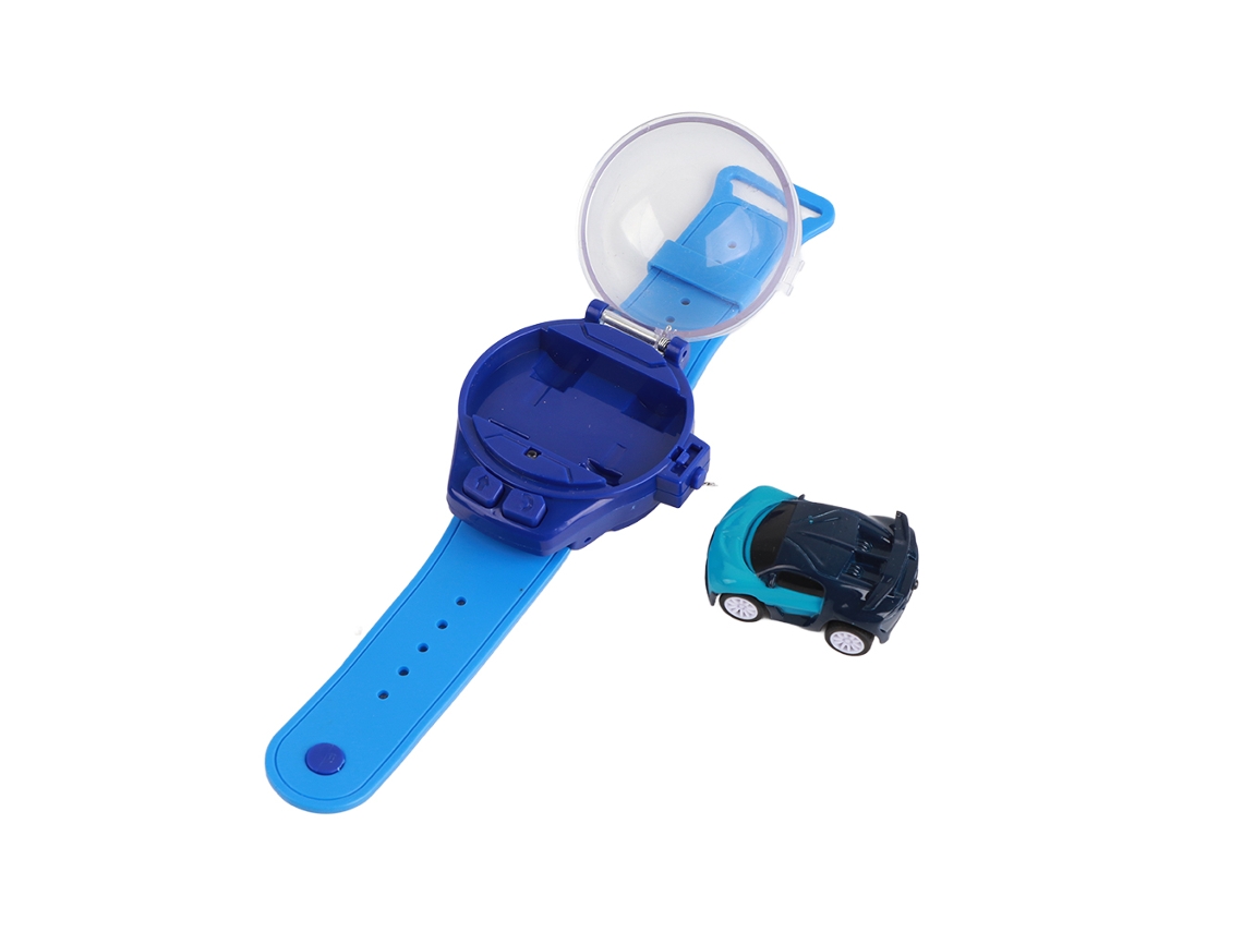 Ats-coche Rc Mini Con Reloj Control Remoto 2.4 Ghz, Juguete De Coche Pequeño Con Luz Led, Regalo De Cumpleaños Navidad Para Niños Niñas
