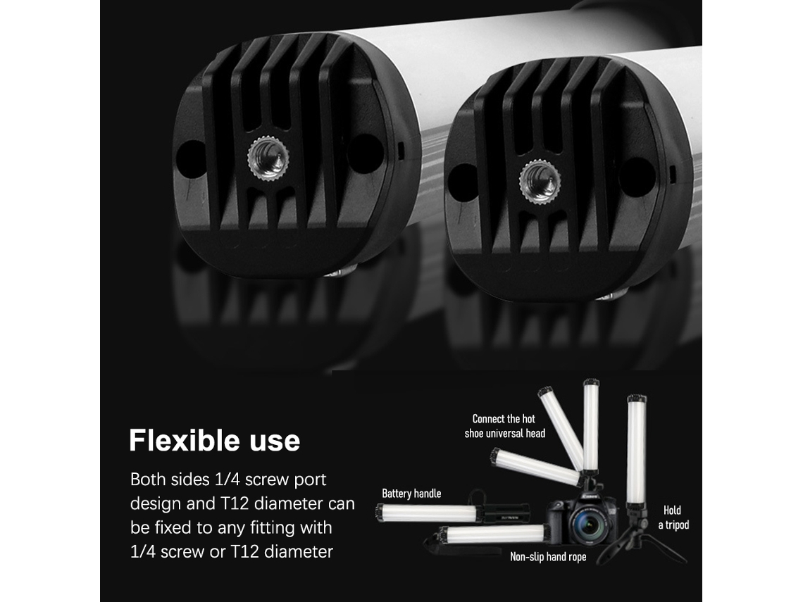 Luz LED portátil para vídeo y fotografía, mini luz LED para teléfonos móviles y cámaras.