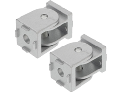 Conector Giratorio Articulado De Aluminio De 2 Piezas, Aleación De Zinc Flexible