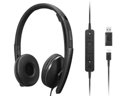 Auriculares Casco Alámbrico Diadema Usb LENOVO Negro