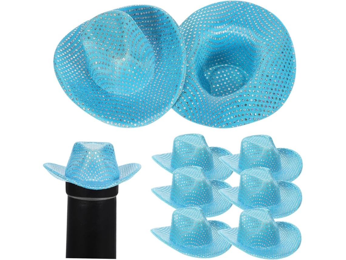 Juego De 12 Mini Sombreros De Vaquero Para Manualidades Y Peluches.