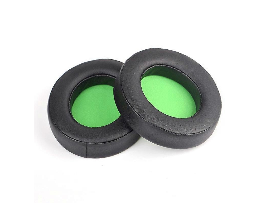 2 fundas de esponja para auriculares Razer Blackshark V2/v2x/v2se, color: Elipse (negro, verde, malla)