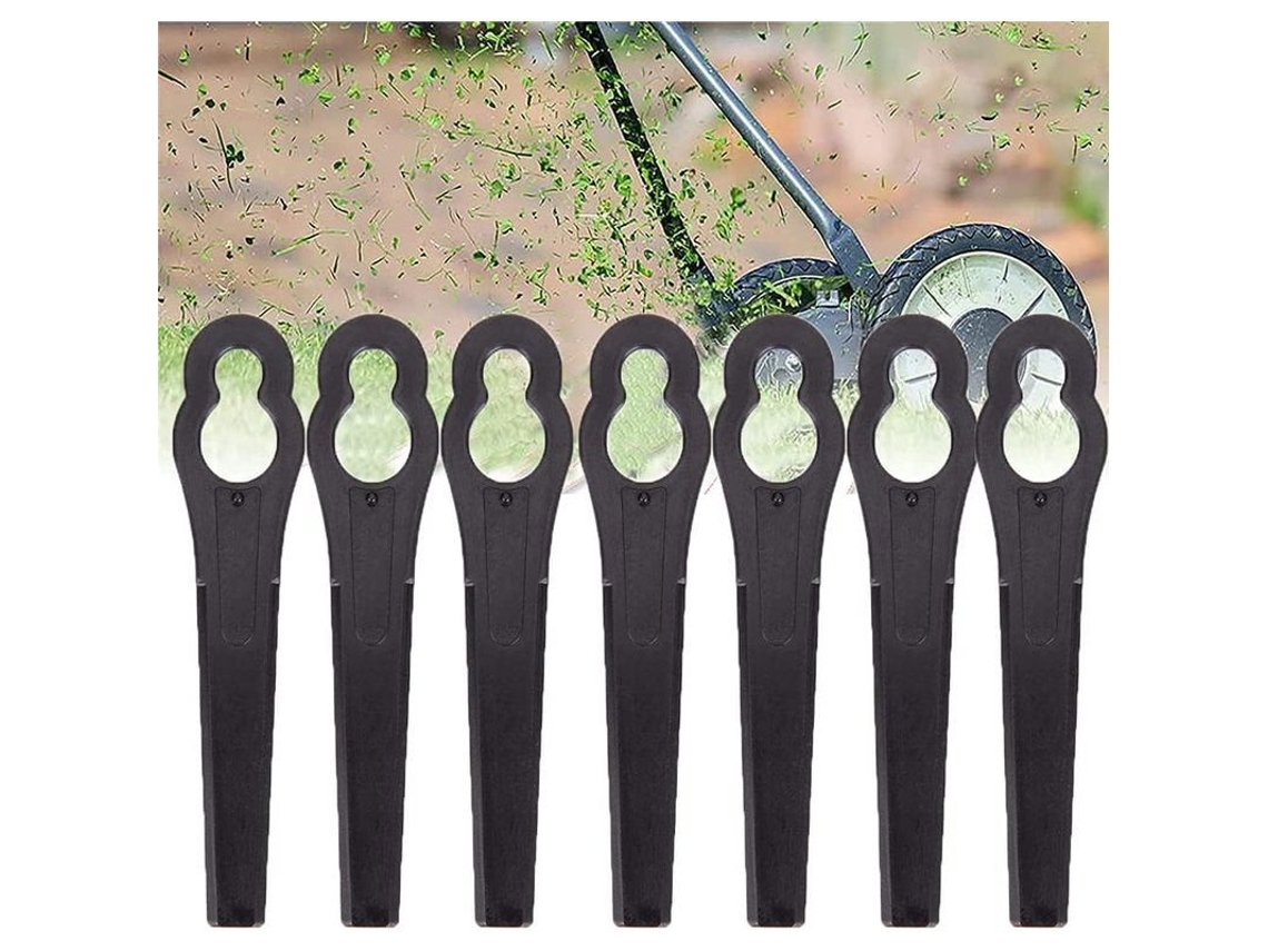 2026-cuchillas De Plástico Para Cortacésped, 100 Piezas, 83 Mm, Compatible Con Bosch, Gtech, Qualcast, Repuesto