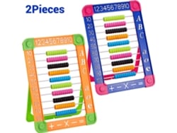 2 Ábacos De Plástico, Color Aleatorio, Juguete Educativo Para Contar Y Aprender Matemáticas Para Niños.