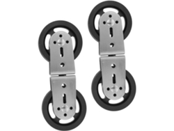 2 Poleas Giratorias De Doble Forma Para Máquinas