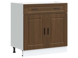 Maison Exclusive - Mueble Bajo De Cocina porto Roble Marrón Madera Reconstituida