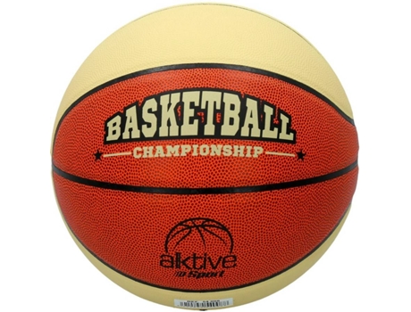 Balón de Baloncesto AKTIVE (Naranja - PVC - 22x22x22 cm)