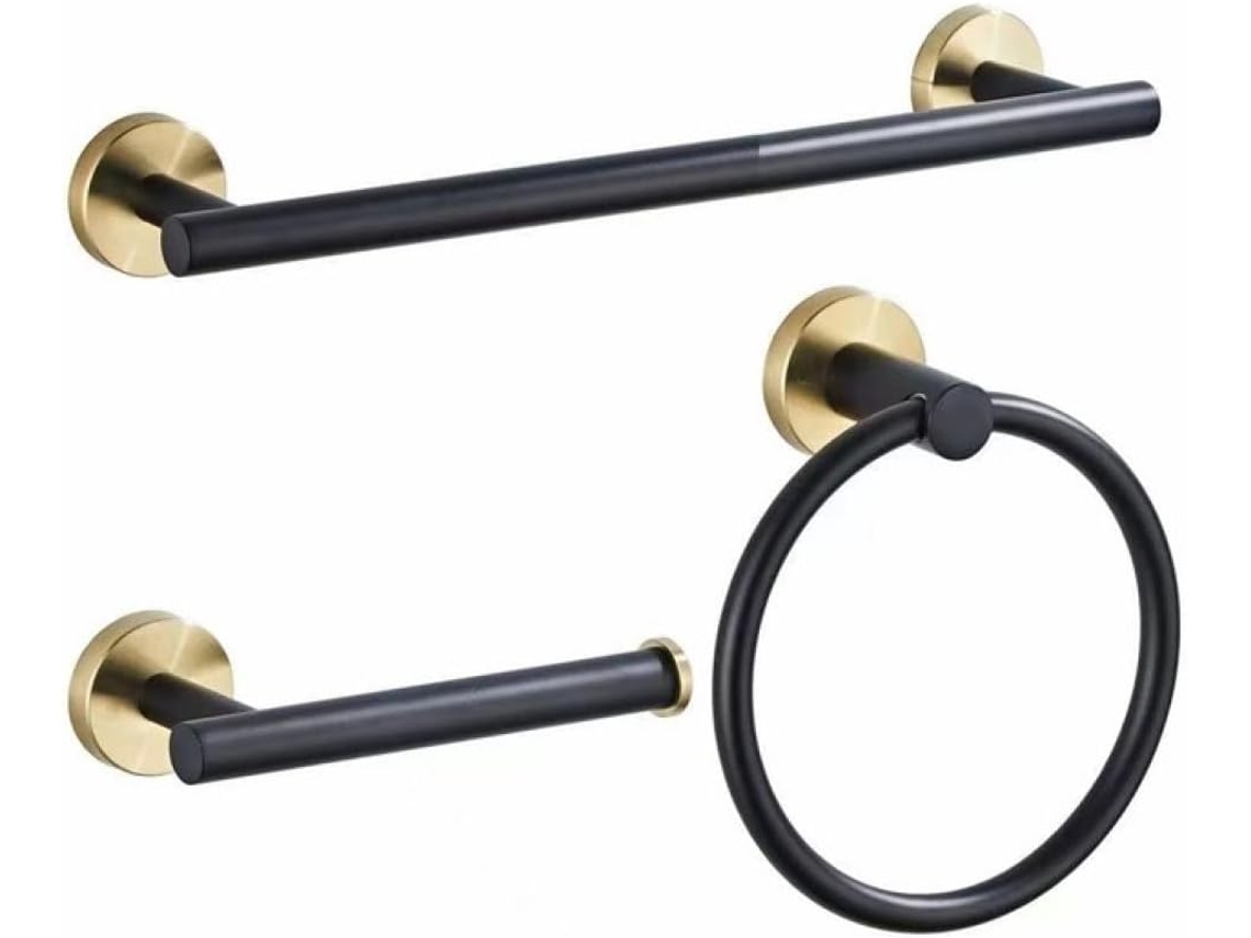 Soporte Para Papel Higiénico Y Toallero (juego De 3) Accesorios Higiénicos Para El Baño