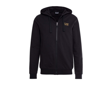 Abrigo EA7 Algodón Hombre (XL - Negro)