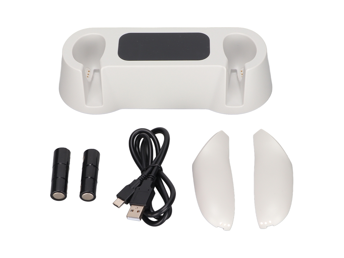 Base De Carga Doble De Carga Rápida Para Controlador Táctil Con 2 Baterías Recargables Para Oculus Quest 2