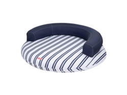 Colchón inflable para piscina de PVC Flamingueo azul