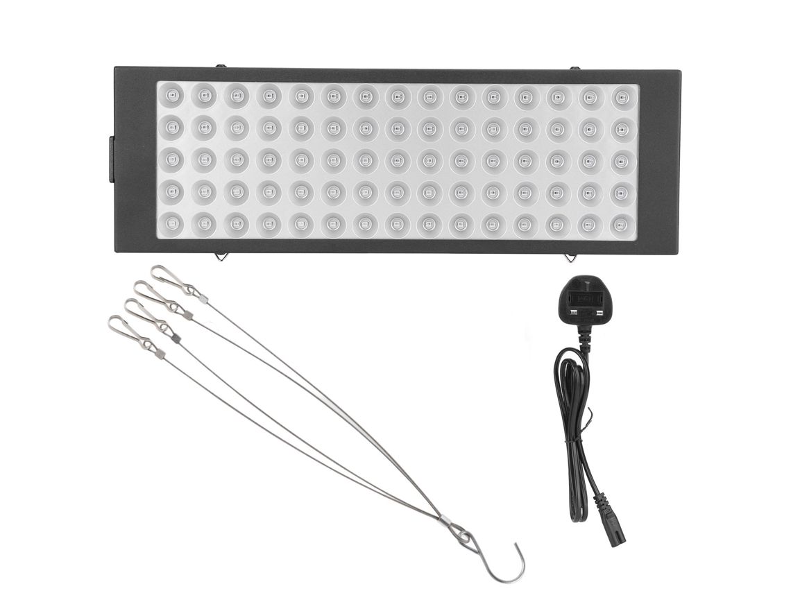 Lámpara Led De Cultivo De 13 W, Panel De Espectro Completo Para Plantas De Interior, Enchufe Británico De 110-240 V.