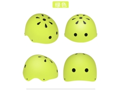 Adultos Niños Monopatín Bicicleta Monopatín Equilibrio Coche Ciruela Casco Tamaño S (50-54cm) YUYSAN Verde
