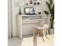 Escritorio | Mesa | Escritorio de escritura 90x50x74 cm, Derivados de madera, Blanco