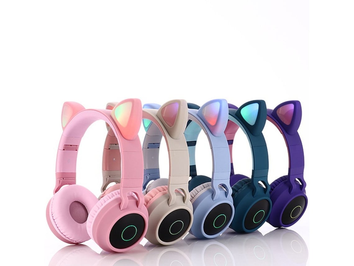 Auriculares bluetooth 5.0 auriculares, auriculares inalámbricos de alta  fidelidad para niña / hija para pc Rosa