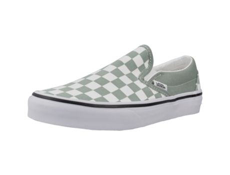 Zapatillas de Mujer VANS Classic Slipon Tecido Verde (40)