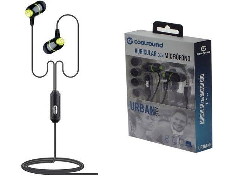 Auriculares Bluetooth True Wireless COOLSOUND TWS V8 (In Ear - Micrófono - Verde)