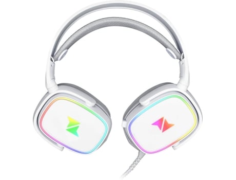 Auriculares Gaming Con Cable N'PLAY Contact 4.7 RGB (On Ear - Micrófono - Blanco)