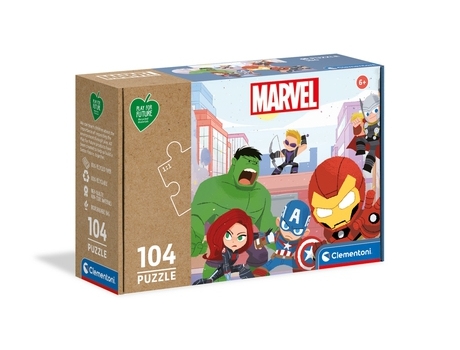 Puzzle CLEMENTONI Marvel Avengers Puzle de figuras 104 pieza(s) Arte