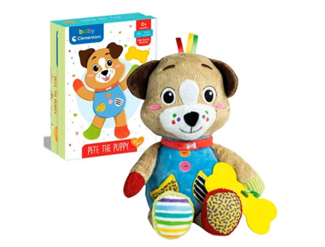 Peluche Interactivo CLEMENTONI Pete El Cachorro (Edad Mínima Recomendada: 0 meses)